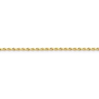 2.25mm Diamond-cut Rope with Lobster Clasp Chain 30 Inch 14k Gold 018L-30, MPN: 018L-30, 8867743945…