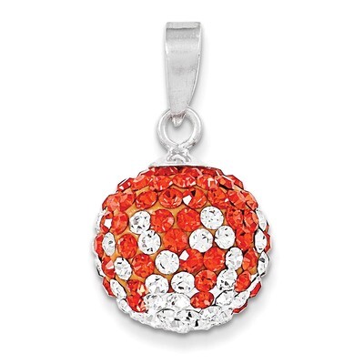 Austin Spirit Ball Pendant Sterling Silver Swarovski Elements CP6012-38