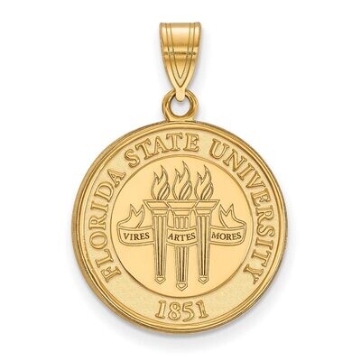 Florida State University Large Crest Pendant Gold-plated Silver GP078FSU, MPN: GP078FSU, 8867749552…