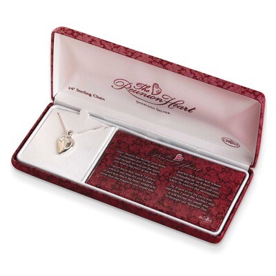 Cherishables Silver-plated Metal Reunion Heart Necklace GM11101, MPN: GM11101, 714611138198