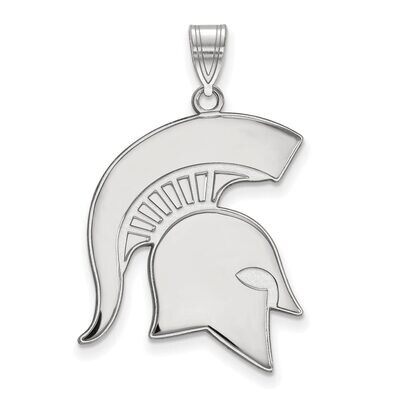 Michigan State University x-Large Pendant 10k White Gold 1W047MIS, MPN: 1W047MIS, 886774789309