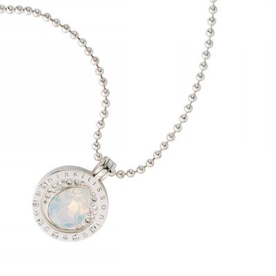 Nikki Lissoni 23.6mm Coin Inside 25mm Pendant On 45cm Length Chain with Deluxe Gift Box Travel Box …
