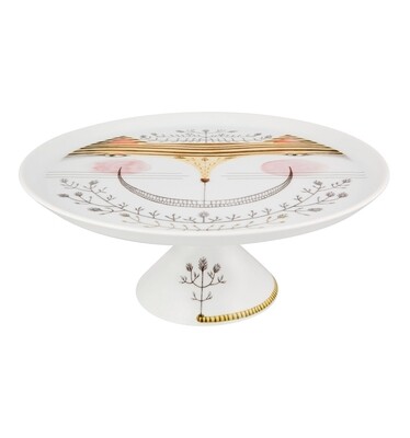 Vista Alegre Tea with Alice Footed Cake Plate 01 with Gift Box, MPN: 21116997,