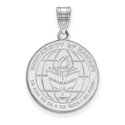 The University of Hawai&#39;i Large Crest Sterling Silver SS015UHI, MPN: SS015UHI, 886774707402