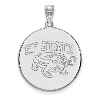San Francisco State University Extra Large Disc Pendant Sterling Silver SS002SFU, MPN: SS002SFU, 88…
