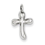 Small Freeform Cross Pendant 14k White Gold K366, MPN: K366, 883957265674