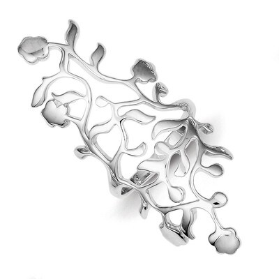 Vines Full Finger Ring Sterling Silver QR1771, MPN: QR1771, 883957183541