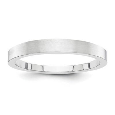 3mm Tapered Satin Band 14k White Gold STK14, MPN: STK14, 886774403069