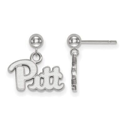 University of Pittsburgh Earring Dangle Ball 14k White Gold 4W008UPI, MPN: 4W008UPI, 886774835969