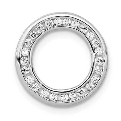 1/4Ct. Diamond Channel Set Circle Chain Slide 14k White Gold PM4710-025-WA, MPN: PM4710-025-WA, 191…