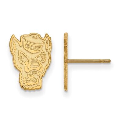 North Carolina State University Small Post Earring Gold-plated Silver GP051NCS, MPN: GP051NCS, 8867…