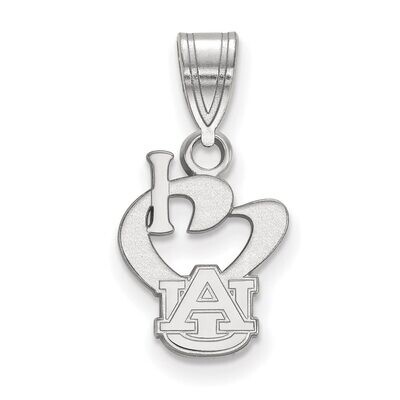 Auburn University Small I love Logo Sterling Silver SS019AU, MPN: SS019AU, 886774677927
