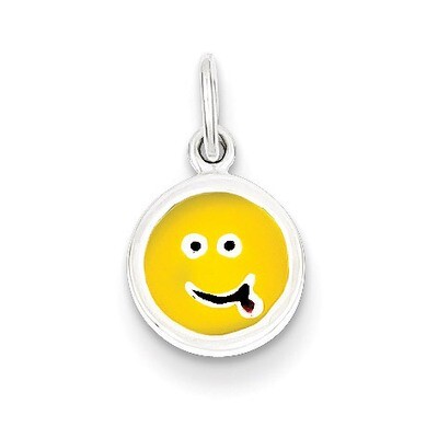 Emotion Face Charm Sterling Silver Enameled QC7099, MPN: QC7099, 883957458977