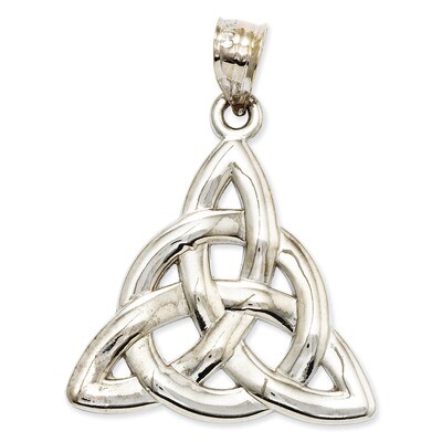 Polished Trinity Pendant 14k White Gold C2200, MPN: C2200, 752908996885
