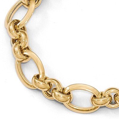 Leslie&#39;s Bracelet 7.5 Inch 14k Gold Polished HB-LF547-7.5, MPN: LF547-7.5, 191101552823
