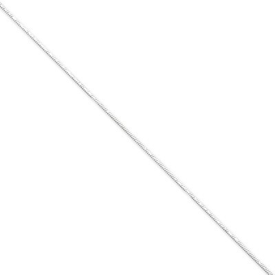 16 Inch 1.5mm Diamond-cut Flat Snake Chain Sterling Silver QSF160-16, MPN: QSF160-16, 883957081267