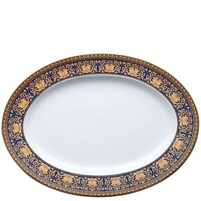 Versace Medusa Blue Platter 13 1/4 inch, MPN: 19325-409620-12734, 790955217034