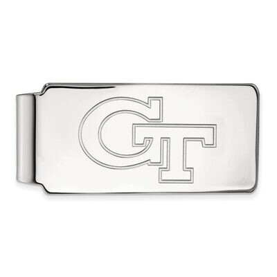 Georgia Institute of Technology Money Clip 10k White Gold 1W019GT, MPN: 1W019GT, 886774782195