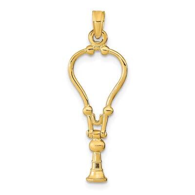 Stethoscope Pendant 14k Gold 3-D K9569, MPN: K9569, 191101400247
