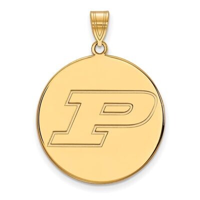 Purdue x-Large Disc Pendant Gold-plated Silver GP035PU, MPN: GP035PU, 886774937472