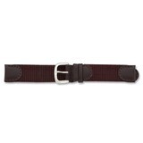 20mm Brown Army Style Fabric Watch Band 7.75 Inch Silver-tone Buckle BA139-20, MPN: BA139-20, 88677…