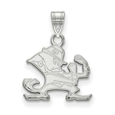 University of Notre Dame Small Pendant - Sterling Silver SS044UND, MPN: SS044UND, 191101122217