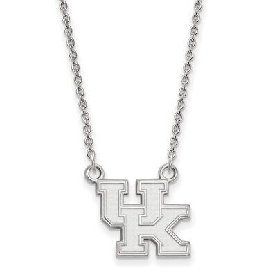 University of Kentucky Small Pendant with Chain Necklace 10k White Gold 1W015UK-18, MPN: 1W015UK-18…