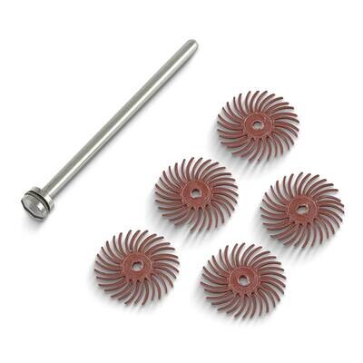 Pack of 48 3M 220 Grit 9/16 Bristle Disc Kit JT5149, MPN: JT5149,