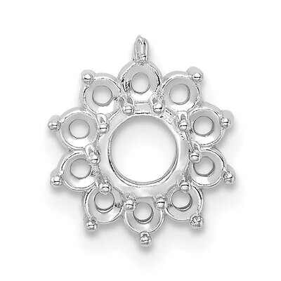 Cluster Round Top .10ct. Setting 14k White Gold WG296, MPN: WG296,