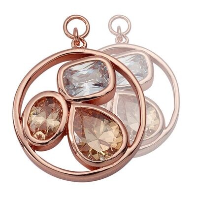 Nikki Lissoni Simplicity Earring Coins Rose Gold-plated 20mm EAC2066RGM, MPN: EAC2066RGM, 871907530…