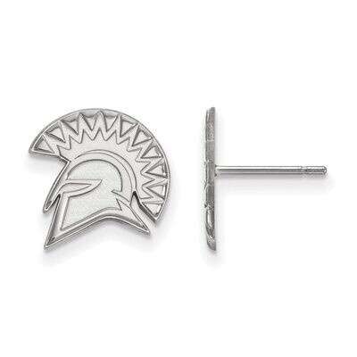 San Jose State University Small Post Earring 10k White Gold 1W004SJS, MPN: 1W004SJS, 886774772493