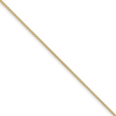 7 Inch 1.65mm Solid Polished Spiga Chain 10k Gold 10SPG040-7, MPN: 10SPG040-7, 191101601477