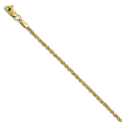 Leslie&#39;s 1.75mm Diamond Cut Rope Chain 18 Inch - 14k Gold HB-7001-18, MPN: 7001-18, 886774545257