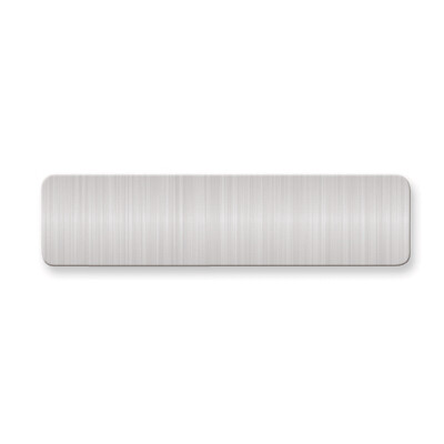 3/4 x 3 Satin Alum Plates-Sets of 6  GL6672-SA, MPN: GL6672-SA,