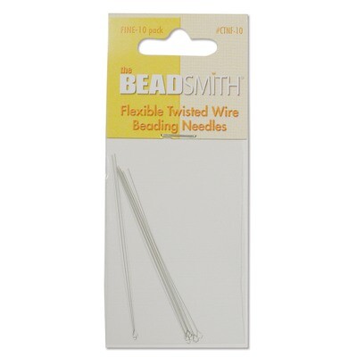 Flexible Fine Twisted Pack Of 10 Beading Needles JT4808, MPN: JT4808, 790524009114