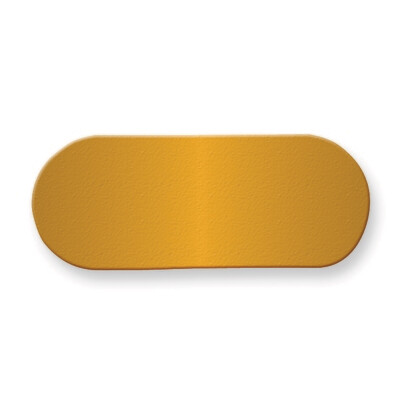 3/4 x 1 7/8 Polished Brass Plates-Sets of 6  GL9791, MPN: GL9791,