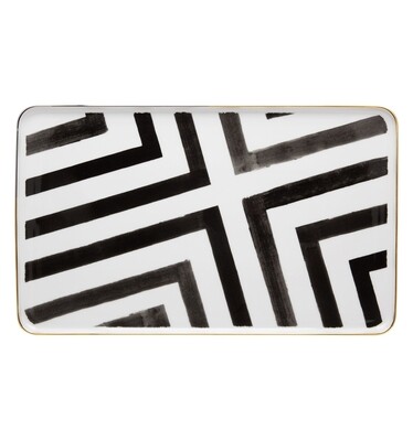 Vista Alegre Christian Lacroix Sol Y Sombra Rectangular Platter, MPN: 21117734,