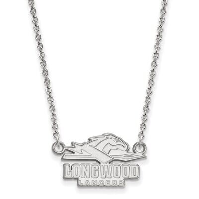 Longwood University Small Pendant with Necklace Sterling Silver SS009LOC-18, MPN: SS009LOC-18, 8867…