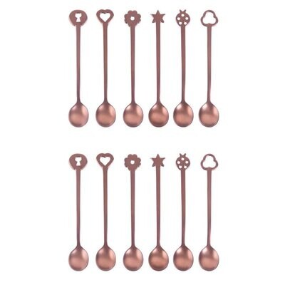 Sambonet  Party Items Lucky Charms Party Spoons 12 Pieces Giftboxed 52649R23, MPN: 52649R23,