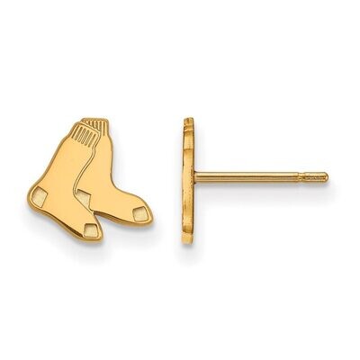 Boston Red Sox x-Small Post Earring Gold-plated Silver GP049RSO, MPN: GP049RSO, 886774946894