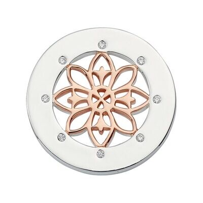 Nikki Lissoni Classy Coin Silver/Rose Gold-plated 23mm C1668SS, MPN: C1668SS, 8719075307489