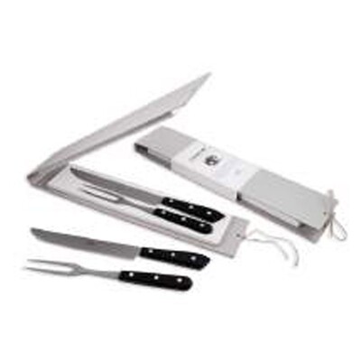 Berti Compendio Carving Set Knife Black Lucite Handle 7068