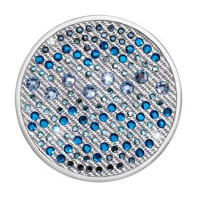 Nikki Lissoni Sense of Glamour Aquamarine Silver-Plated 33mm Coin C1336SM, MPN: C1336SM, 8718627468…