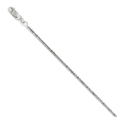 Leslie&#39;s Cyclone Chain 18 Inch - 14k White Gold HB-4056-18, MPN: 4056-18, 886774643755