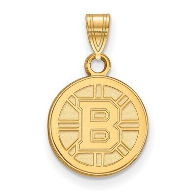 Boston Bruins Small Pendant 14k Yellow Gold 4Y002BRI, MPN: 4Y002BRI, 886774738239