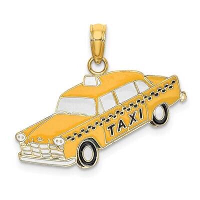 Taxi Charm 14k Gold Enamel K7060, MPN: K7060, 637218142439