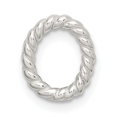 10.2 x 7.4mm Twisted Wire Casted Component Link Sterling Silver SS4356, MPN: SS4356,