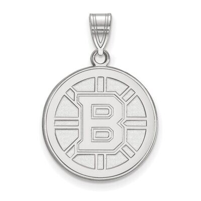 Boston Bruins Large Pendant 14k White Gold 4W004BRI, MPN: 4W004BRI, 886774736563