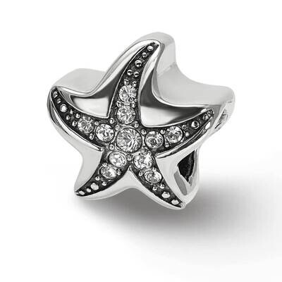 Swarovksi Crystal Starfish Bead Sterling Silver QRS3930, MPN: QRS3930, 191101500374