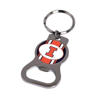 Ncaa University Of Illinois Bottle Opener Key Ring By Rico Industries GC6423, MPN: GC6423, 94746622…